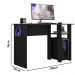 Mesa Gamer Para Computador 5050 Preto Fosco PLLA