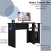 Mesa Gamer Para Computador 5050 Preto Fosco PLLA