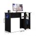 Mesa Gamer Slim Preto Fosco Texturizado PLLA