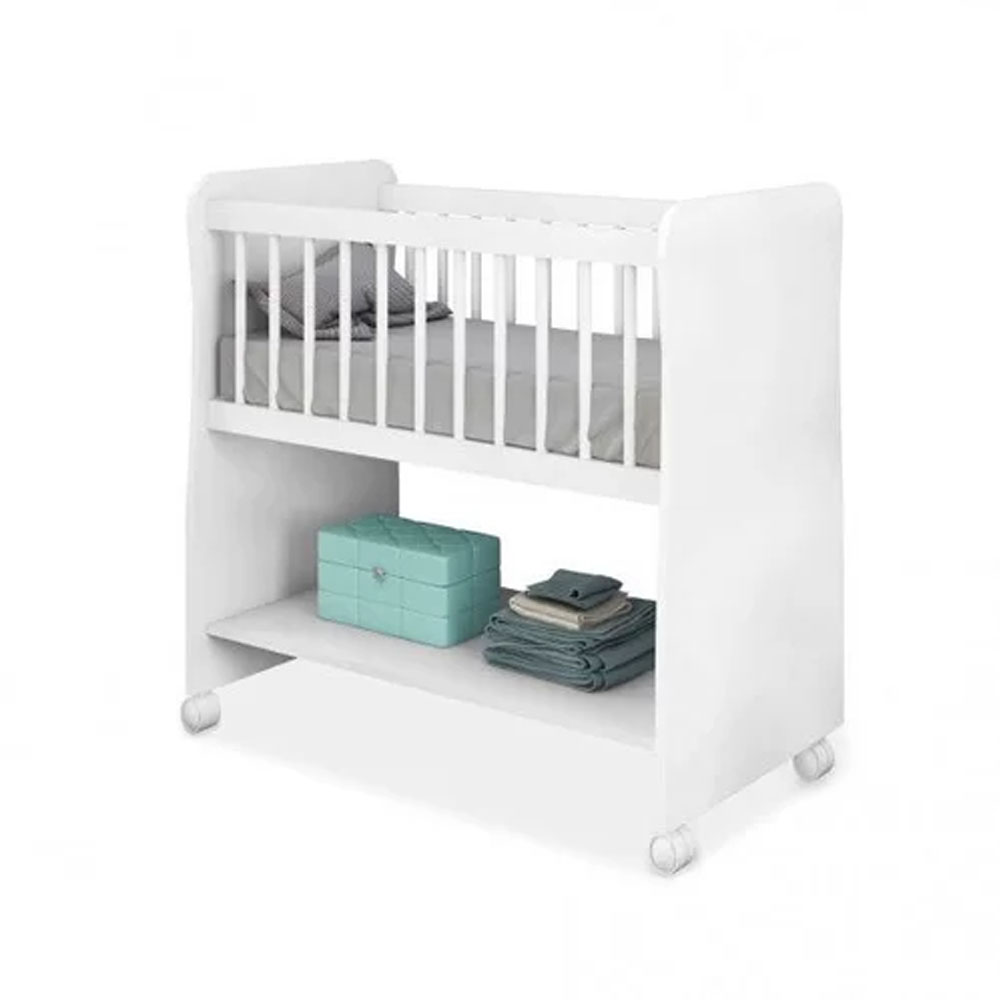 Mini Berço Móises Rubi com Colchão Peternella Branco - SSX Multicoisas