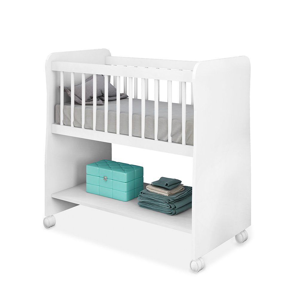 Mini Berço Rubi Branco - Peternella