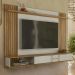 Painel Suspenso 180 cm 2 Portas DEN 8700 Off White Nature PLLA