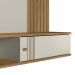 Painel Suspenso 180 cm 2 Portas DEN 8700 Off White Nature PLLA