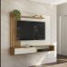 Painel TV 65" Berlim Nature Off White PLLA
