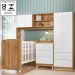 Quarto Infantil Completo 3 Peças 990160 Nature Branco PLLA