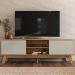 Rack Bancada Para TVs ate 70" Dubai Nature Off White PLLA