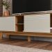 Rack Bancada Para TVs ate 70" Dubai Nature Off White PLLA