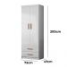 Roupeiro Infantil Flex 2 Portas 2 Gavetas 9100 Branco Nature PLLA
