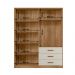 Roupeiro Perola 4P 3G Nature Off White PLLA