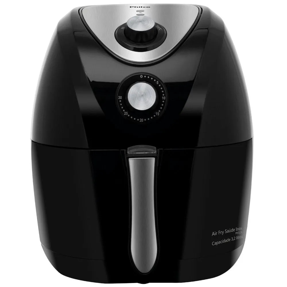 Fritadeira Elétrica Philco Air Fryer Saúde 1400W 3,2L sem Óleo 220V