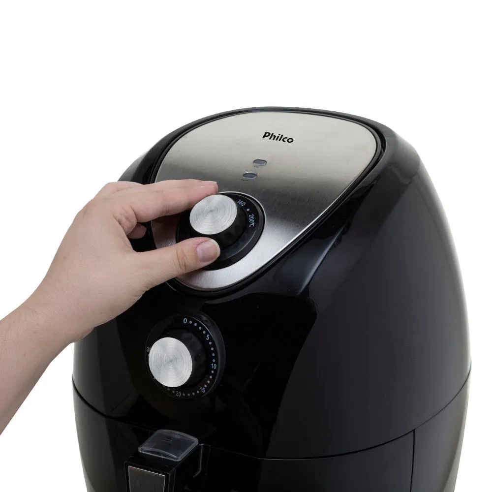 Fritadeira Elétrica Philco Air Fryer Saúde 1400W 3,2L sem Óleo 220V