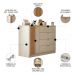 Cômoda Infantil 4 Gavetas Com 1 Porta Ripada Ayla Off White  - Phoenix