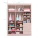 Guarda Roupa Infantil Pérola Rosê - Phoenix Baby 
