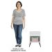 Mesa de Cabeceira Infantil com 1 Gaveta Melinda Branco - Phoenix