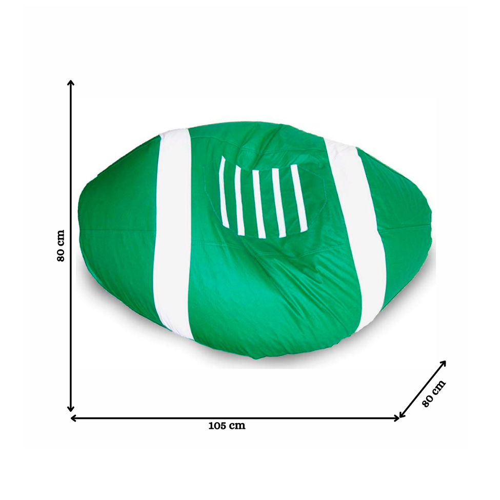 Puff American Ball em Verde