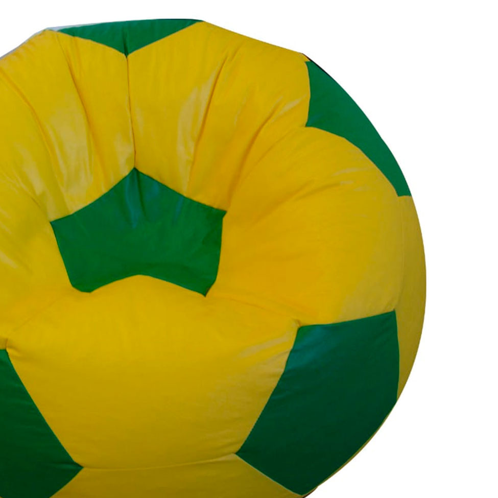 Puff Bola Super Amarelo e Verde