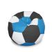 Puff Bola Super em Azul Branco & Preto