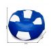 Puff Bola Super em Azul Royal & Branco