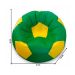 Puff Bola Super em Verde e Amarelo