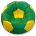 Puff Bola Super em Verde e Amarelo