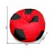 Puff Bola Super em Vermelho & Preto
