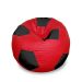 Puff Bola Super em Vermelho & Preto