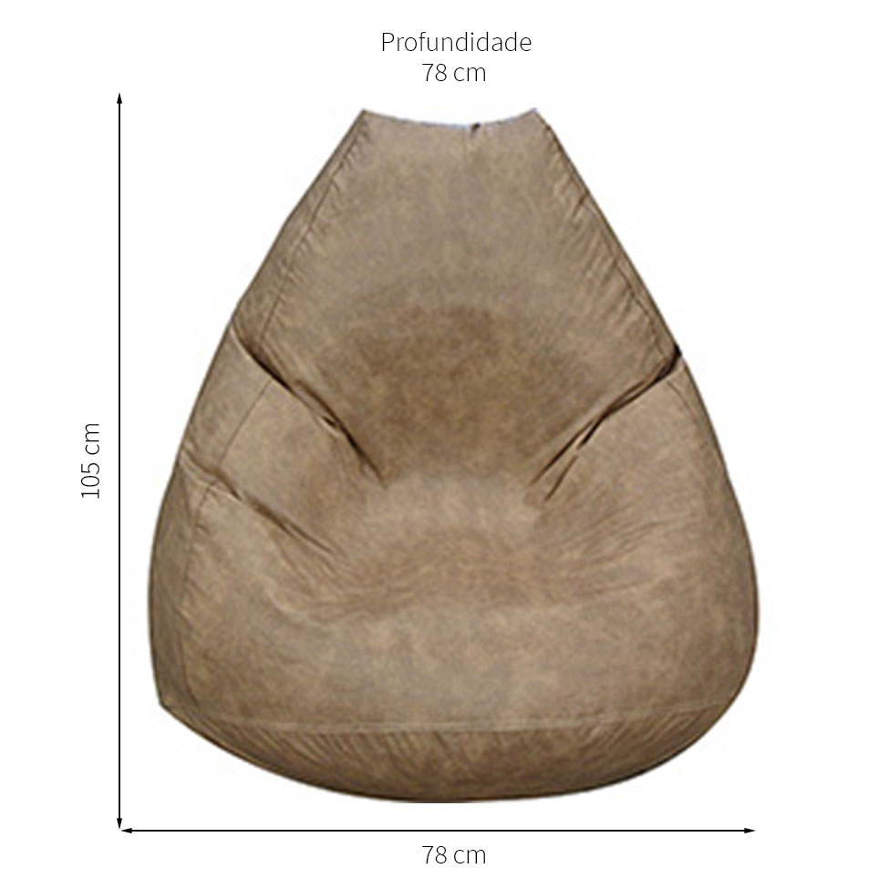 Puff Fofão Bege