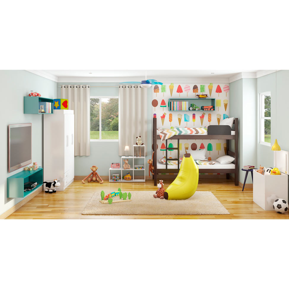 Puff Infantil Banana Amarelo