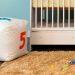 Puff Infantil Dado I Branco e Colorido
