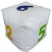 Puff Infantil Dado I Branco e Colorido