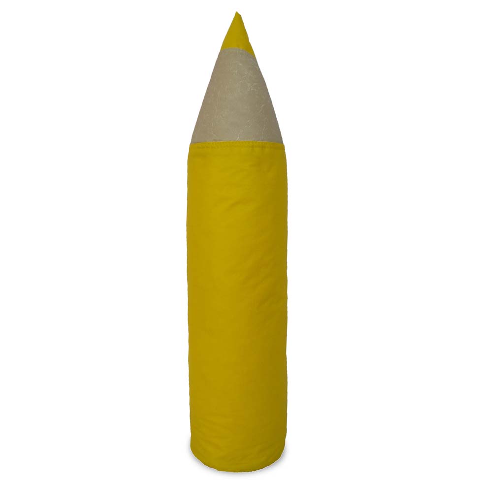 Puff Infantil Lápis Amarelo