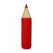 Puff Infantil Lápis Vermelho