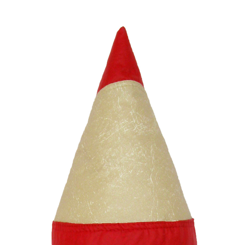 Puff Infantil Lápis Vermelho