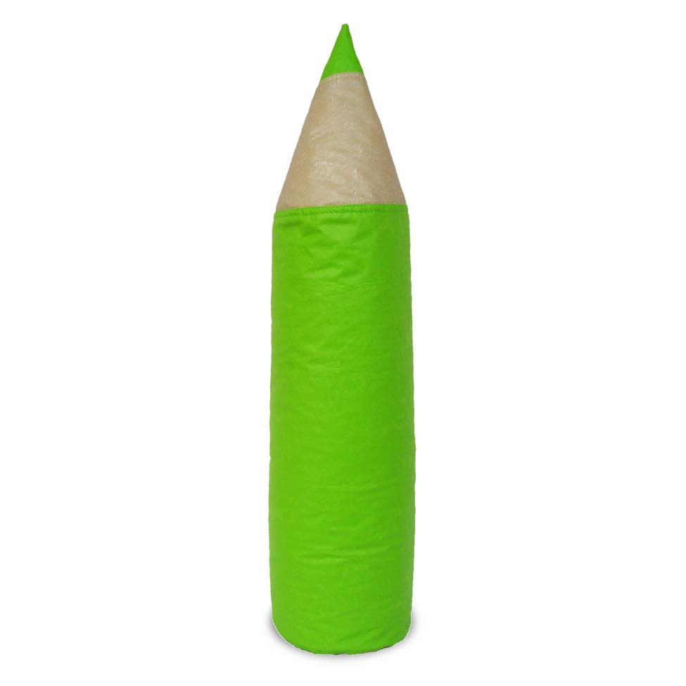 Puff Infantil Lápis em Verde Limão