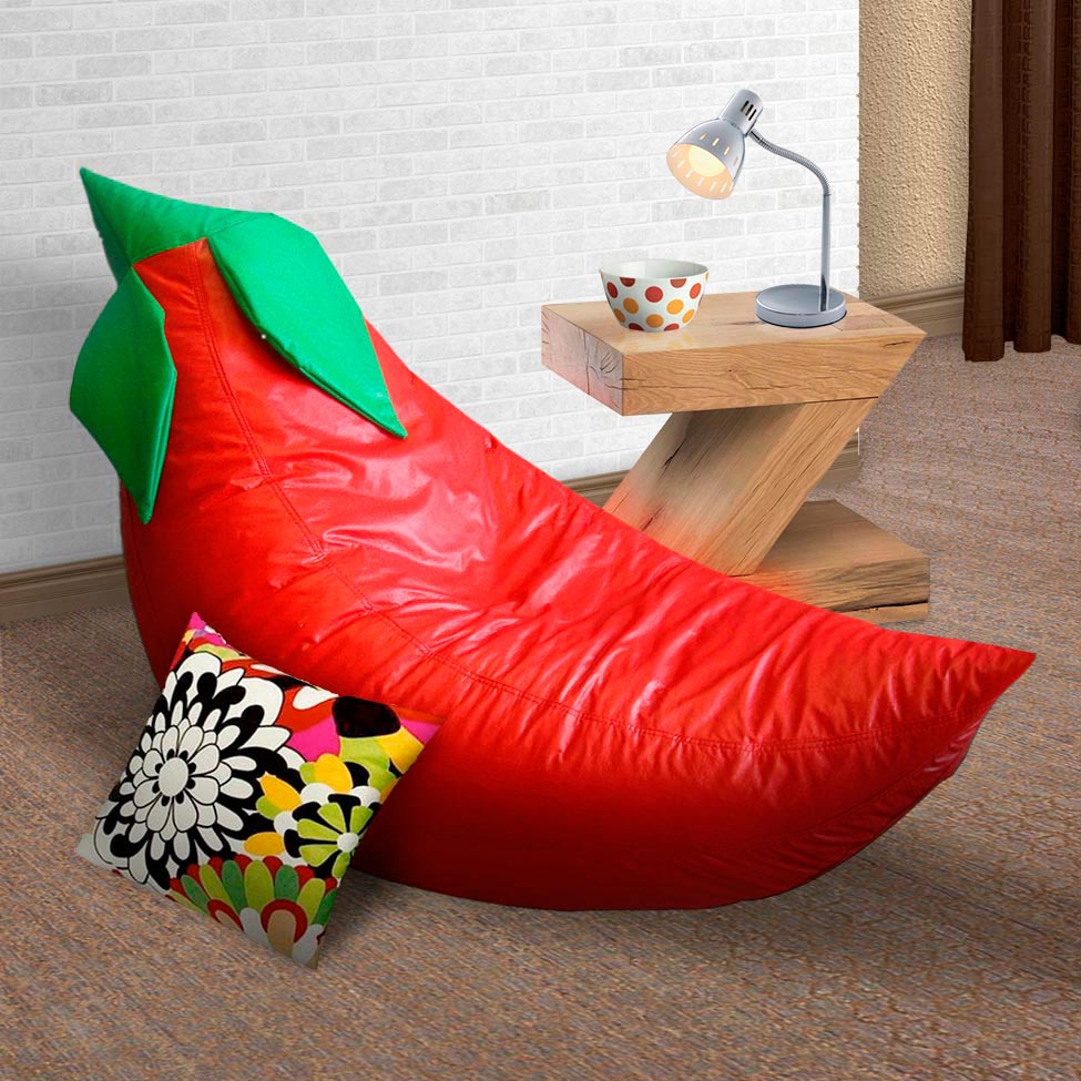 Puff Infantil Pimenta II Vermelho