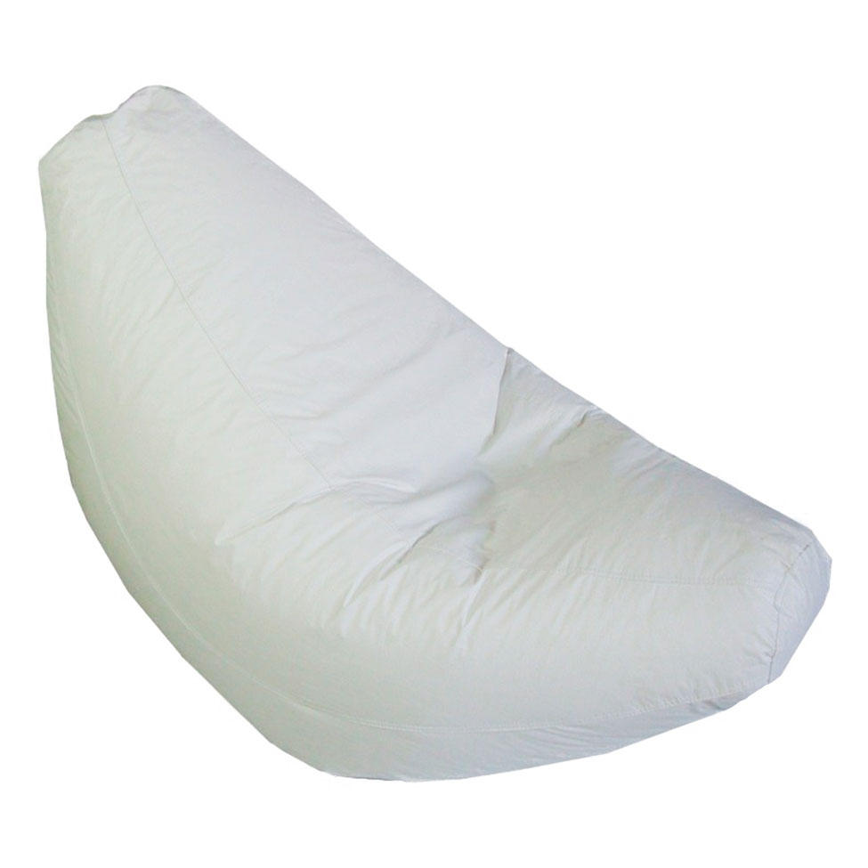Puff Meia Lua Branco