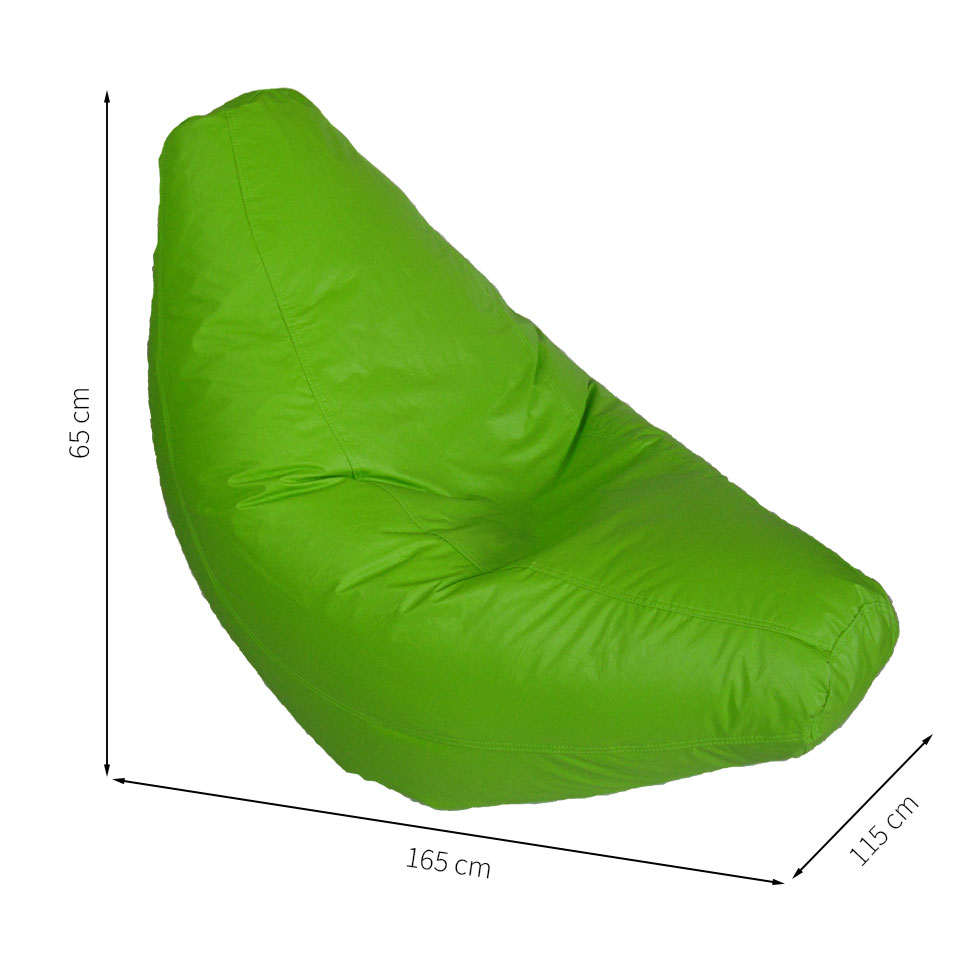 Puff Meia Lua Verde Limão