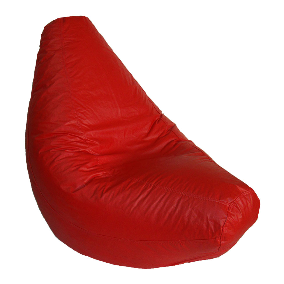 Puff Meia Lua Vermelho
