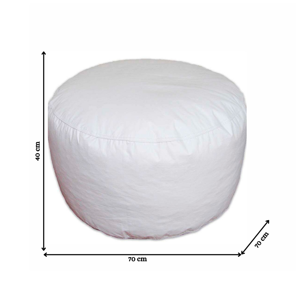 Puff Pastilha em Branco