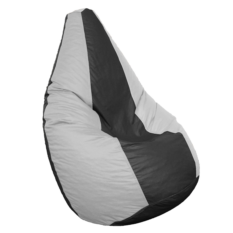 Puff Perão Preto e Branco