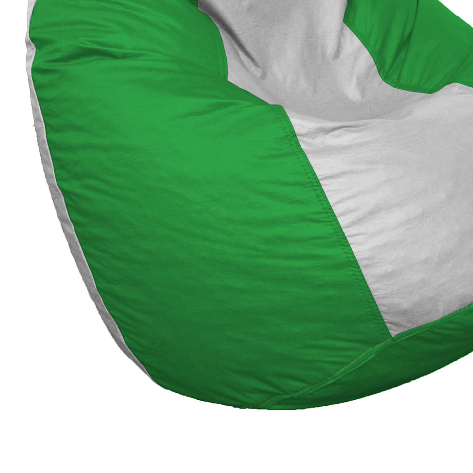 Puff Perão Verde e Branco