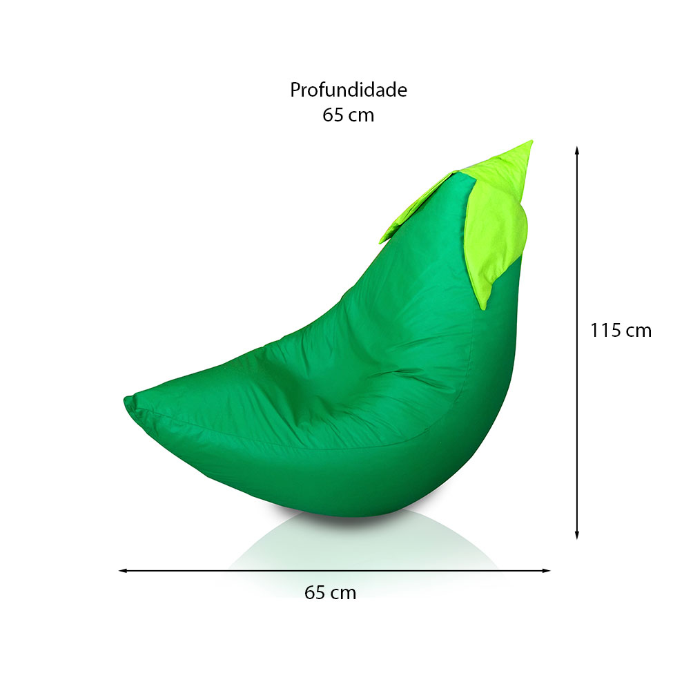 Puff Pimenta Verde Escuro