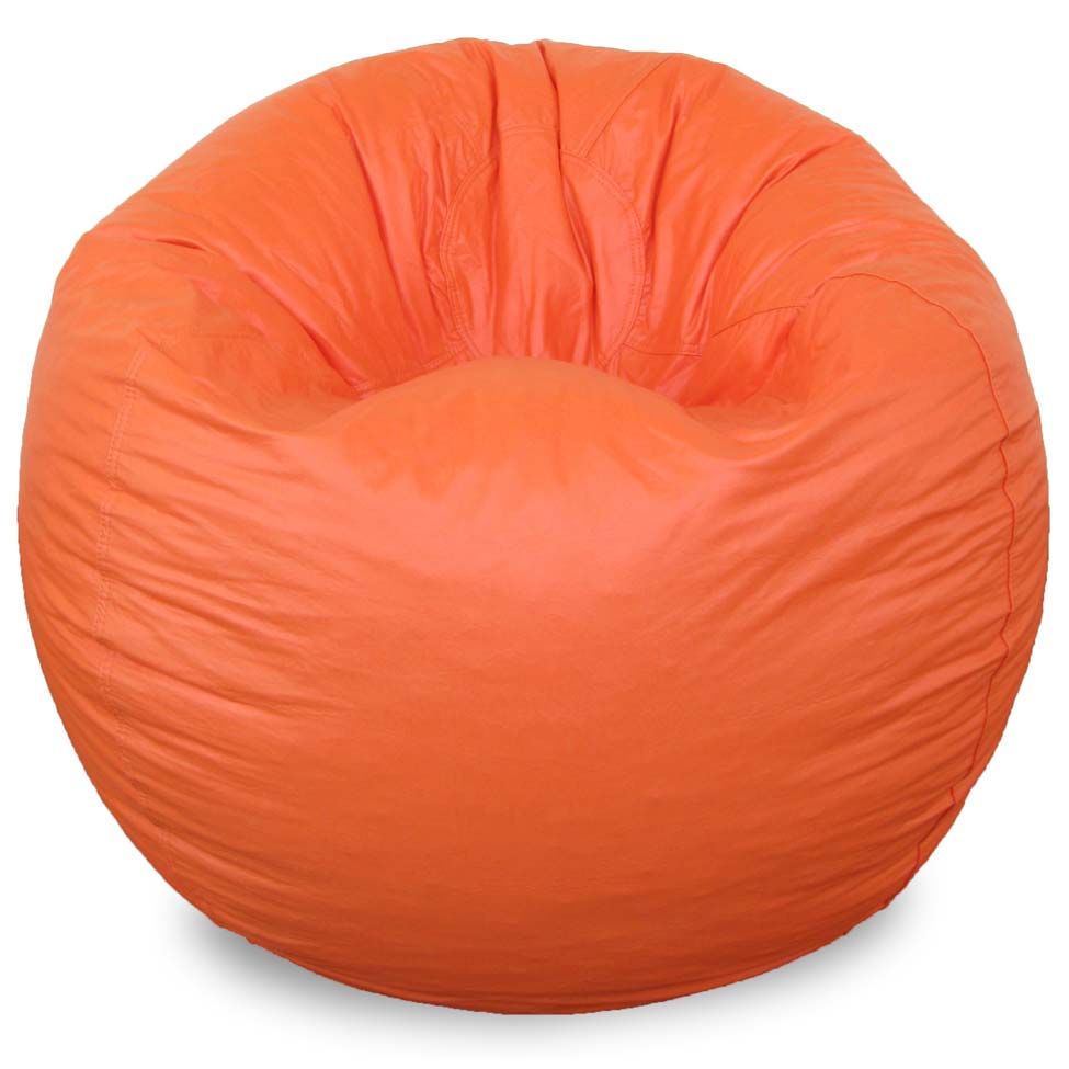 Puff Redondo em Laranja