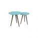 Conjunto De Mesa Redondo Azul - Pinoquio