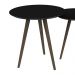Conjunto De Mesa Redondo Preto - Pinoquio