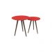 Conjunto De Mesa Redondo Vermelho - Pinoquio