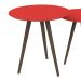 Conjunto De Mesa Redondo Vermelho - Pinoquio