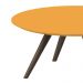 Mesa De Centro Redondo Amarelo - Pinoquio