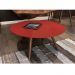 Mesa De Centro Redondo Vermelho - Pinoquio