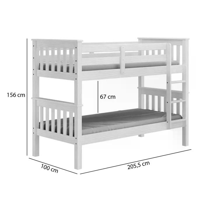 Beliche 730LA Com Cama Auxiliar 715LA Mel Acetinado Piratini